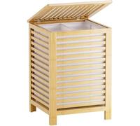 Grande machine à laver double - peu encombrante - en bambou - 120 L