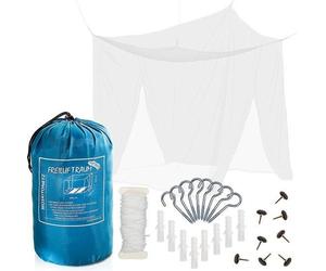 Grande moustiquaire pour lits doubles, 200 x 220 x 200 cm, protection contre les insectes