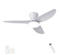 Grande Plafonnier Ventilateur de Plafond Salon Dimmable Télécmande LED Lustre Ventilateur De Plafond Réversi VENTILATEUR DE PLAFOND