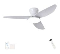 Grande Plafonnier Ventilateur De Plafond Salon Dimmable Télécommande Led Lustre Ventilateur De Plafond Réversible Silencieux Dc Lumi