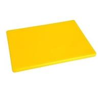 Grande planche à découper basse densité 6 couleurs différentes Hygiplas Jaune G