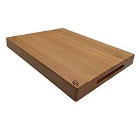 Grande planche à découper en bois de hêtre 40 x 30 x 4 cm