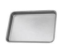 Grande plaque de cuisson rectangulaire, plaque de cuisson en acier durable, plaque antiadhésive pour la cuisson, le rôtissage et les repas sur plaque, 3 tailles disponibles (Petite)