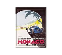 Grande plaque métallique Monaco
