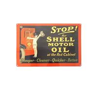 Grande Plaque métallique Shell