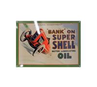 Grande Plaque métallique Shell