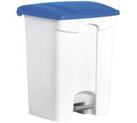 Grande Poubelle à tri à pédale 70 litres pour Sac 240 litres - Bleu