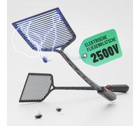 Grande raquette électrique anti-moustiques, incluant les piles - Élimine les mouches, les moustiques, les maringouins et autres insectes