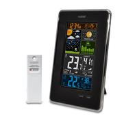 La Crosse Technology WS6835 Station Météo Colorée avec Phases de Lune - Noir
