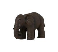 Grande Statue en résine Eléphant Marron