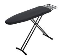 Grande table à repasser pliable et réglable en hauteur Noir 122 x 38 cm | Planche à repasser durable avec housse résistante à la chaleur et pieds antidérapants