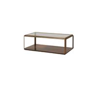 Grande table basse en fer cuivre, rectangulaire - Chehoma, Nouveau - 128x68x43 cm