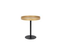 Grande table d'appoint en bois brun Yuri