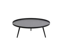 Grande table d'appoint en bois noir Mesa