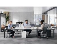 Grande table de travail blanche – Mobilier de bureau design – Bureau pratique