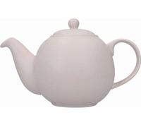 Grande théière en céramique pour 6 tasses - Produit durable en pierre naturelle, couleur rose nordique