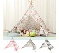 Grande Théière Enfants Coton Toile Jeu Maison Garçons Filles Wigwam - Type B