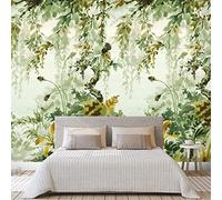 Grandeco Naive Aquarelle Jungle Green Papier Peint Répétiable 159 x 280 cm