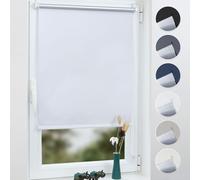 Grandekor Store d'obscurcissement Thermorollais Klemmfix sans percer - 105x160cm blanc