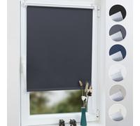 Grandekor Store occultant Thermorollais Klemmfix sans percer - 60x170cm gris foncé