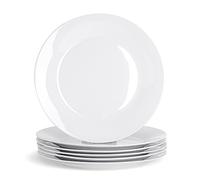 Grandes assiettes cer s blanches - 268 mm (10,5 pouces) - Boîte de 24