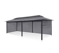 Grandezza Cortina Pavillon de jardin 3x6 m 4 panneaux latéraux