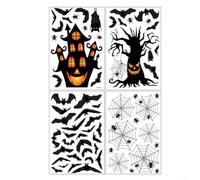 Grands autocollants silhouette de chauve-souris 20 x 30 cm, pas besoin de