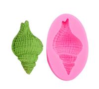 Grands moules en résine en forme de coquillage, moule en silicone | Moule à plateau en silicone pour résine époxy pour ornements, fondant, bricolage, décorations en coquillages, travaux manuels
