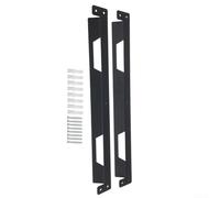 Grands supports de montage en métal pour Toughbuilt pour Stacktech, montage de boîtes à outils sur les murs, établis, remorques, support de boîte à outils de véhicule, pieds de montage noirs, support