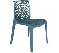 GRANDSOLEIL 22 Chaises Gruvyer polypropylène bleu tempête