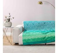 Granfoulard bassetti kerala vert - housse de canap nappe et tissu multi-usages 180x270 cm