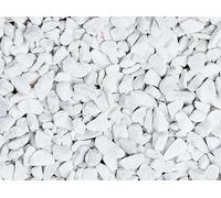 Graniglia, granulat pour jardin, Blanc Carrara 12-16 mm (25 Kg)