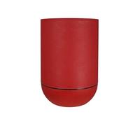 GRANIT TULIPE Jardinière ronde 50 cm rouge 54,5 L non percée