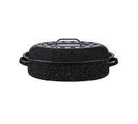 Cocotte acier émaillé, 38 cm, noir, roaster graniteware Noir G