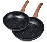 Granitpfannen-Set BLACK&WOOD 20 / 26 cm 2 Stück
