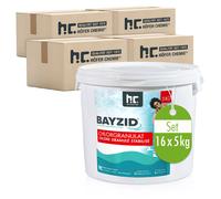 Granulé de Chlore Choc Stabilisé BAYZID® en Seaux de 5 KG - Entretien Efficace de votre Piscine