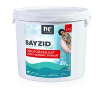 Granulés de Chlore Choc Stabilisé BAYZID® en Seau de 5 KG pour Piscines