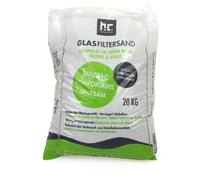 Granulés de verre fin spécial pour filtres à sable - 20 kg, granulométrie 0,7 à 1,3 mm