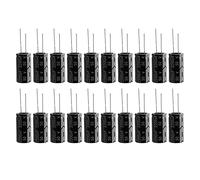 Graootoly Lot de 20 condensateurs électrolytiques polarisés 2200uF 50 V 105 C 16 x 31 mm