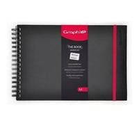 Graph'it Carnet The Book – Papier extra-blanc double face 300 g/m², 40 f. micro-perforées, A4