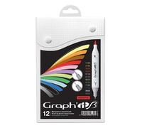 Graph it Coffret 12 marqueurs Brush