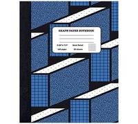Graph Paper Notebook Quad Ruled 5x5: Maths And Economics - Composition Notebook For Girls Boys Students - Cute Notebook For College School - Geometric Shapes Design