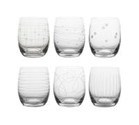 GRAPHIK Gobelet Verre Gravé 30 cl - Les 6