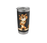 Graphique amusant Cougar Gobelet isotherme en acier inoxydable double paroi