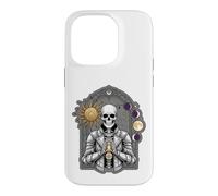 Graphique de Tarot Squelette Soleil céleste Phases de Lune Coque pour iPhone 14 Pro