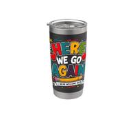 Graphique humoristique « Here We Go Again I Mean Welcome Back To School » Gobelet isotherme en acier inoxydable double paroi