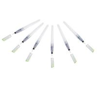 GRAPHIT Fill’It Blister de 6 pinceaux à réservoir de 8ml pour encres acryliques ou à alcool, peintures liquides, eau pour aquareller, pointe large