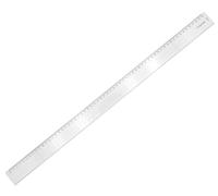GRAPH'IT Regle Rigide Graduée 60 cm - 1 Biseau et 1 Bord Antitache - Acrylique Transparent Résistant - Précision et Confort pour Ecole, Étudiants, Artistes et Professionnels - Design Ergonomique