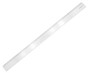 GRAPH'IT Regle Rigide Graduée 60 cm - 1 Biseau et 1 Bord Antitache - Acrylique Transparent Résistant - Précision et Confort pour Ecole, Étudiants, Artistes et Professionnels - Design Ergonomique