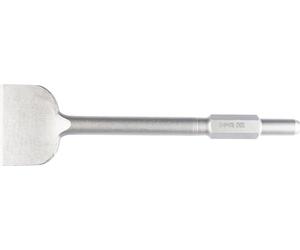 GRAPHITE Burin plat 115 x 400 mm, emmanchement hexagonal - Burin haute performance pour un décapage et un mortaisage précis